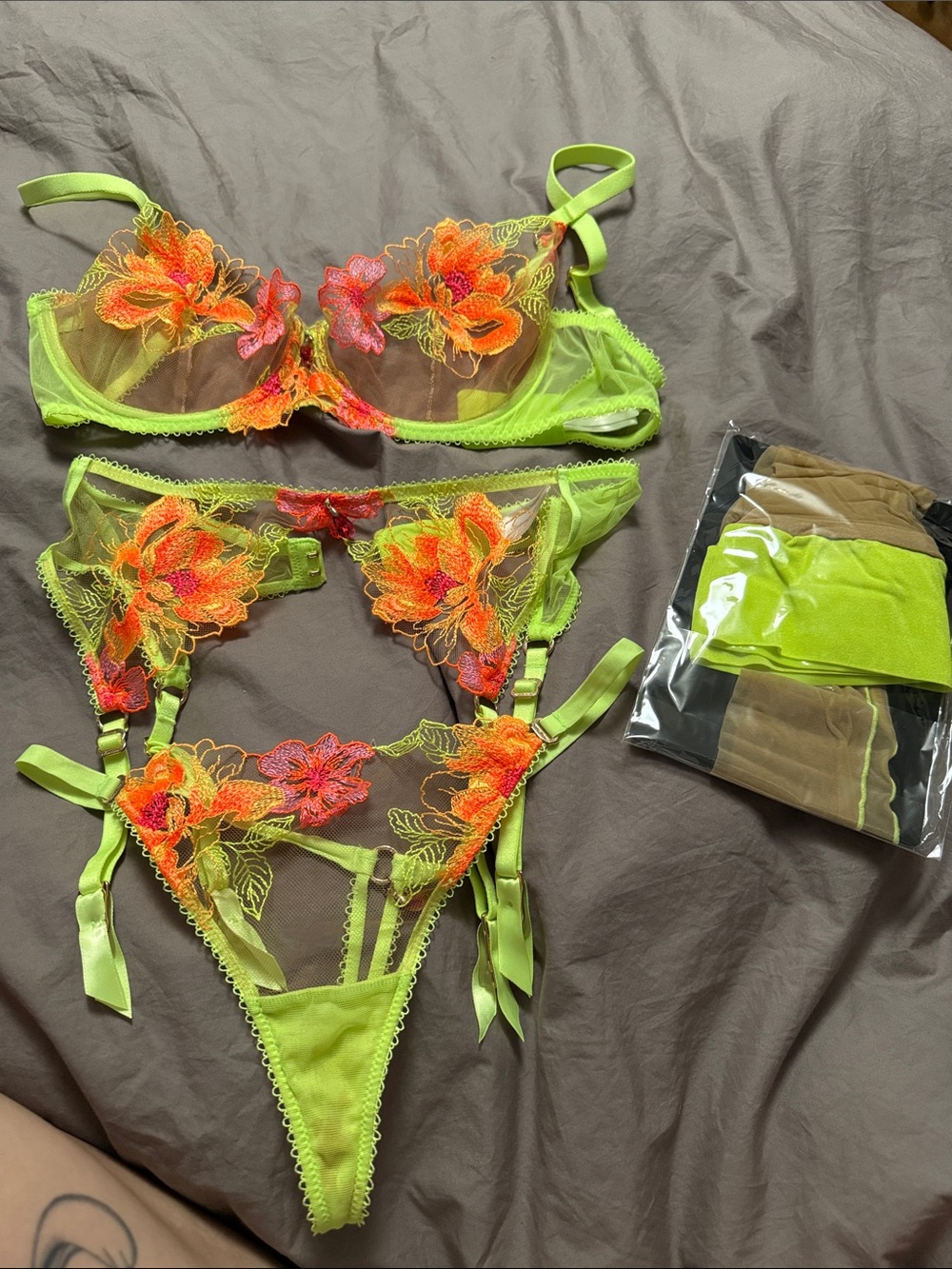 Rare Honey Birdette first Christine Set